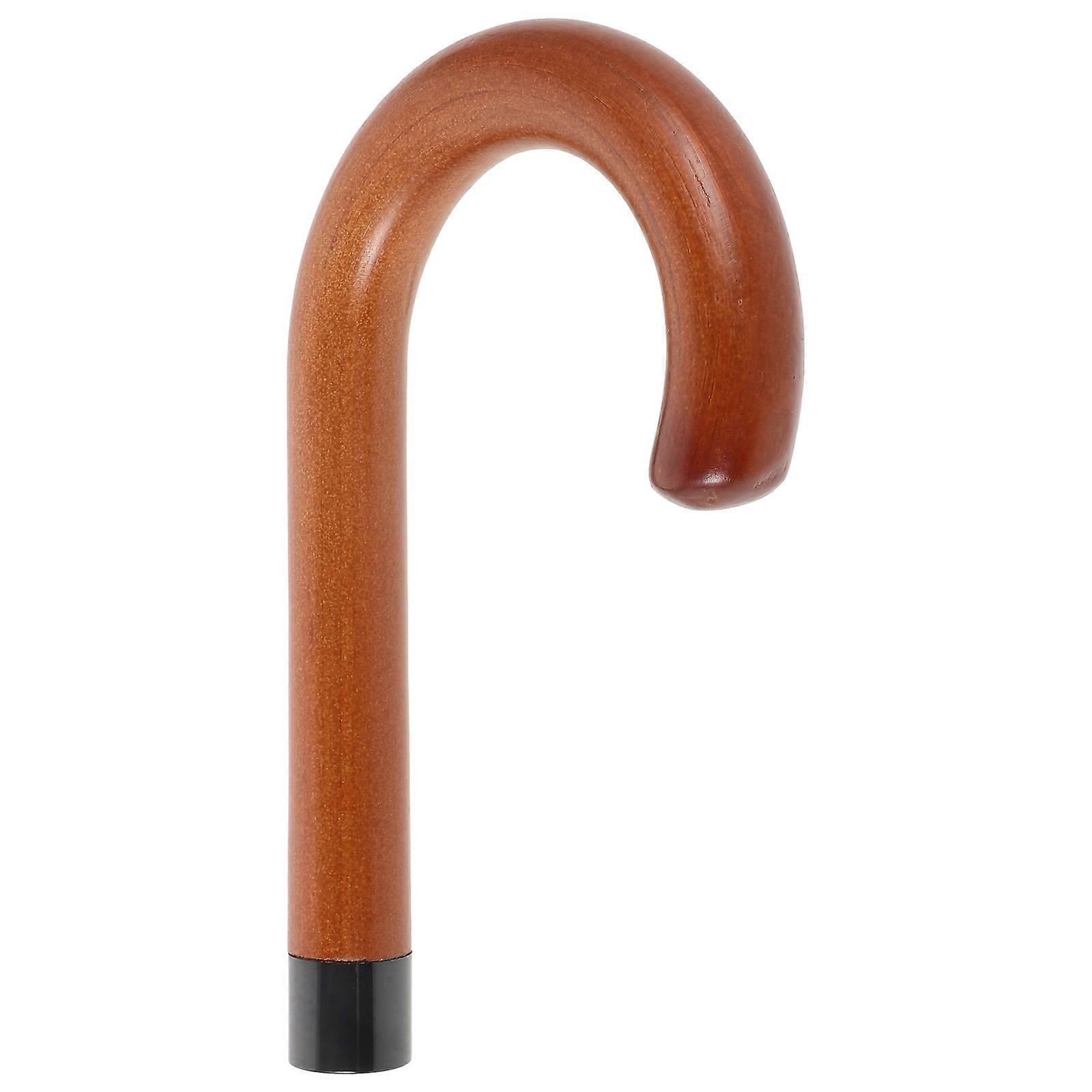 Brown Wood Umbrella Handle Replacement for Secure Grip 5Pcs Pack