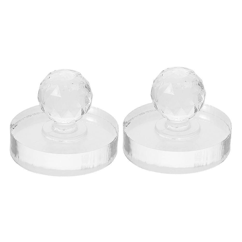 2Pcs Transparent Eyeshadow Pressing Tool for Blusher and Highlighter