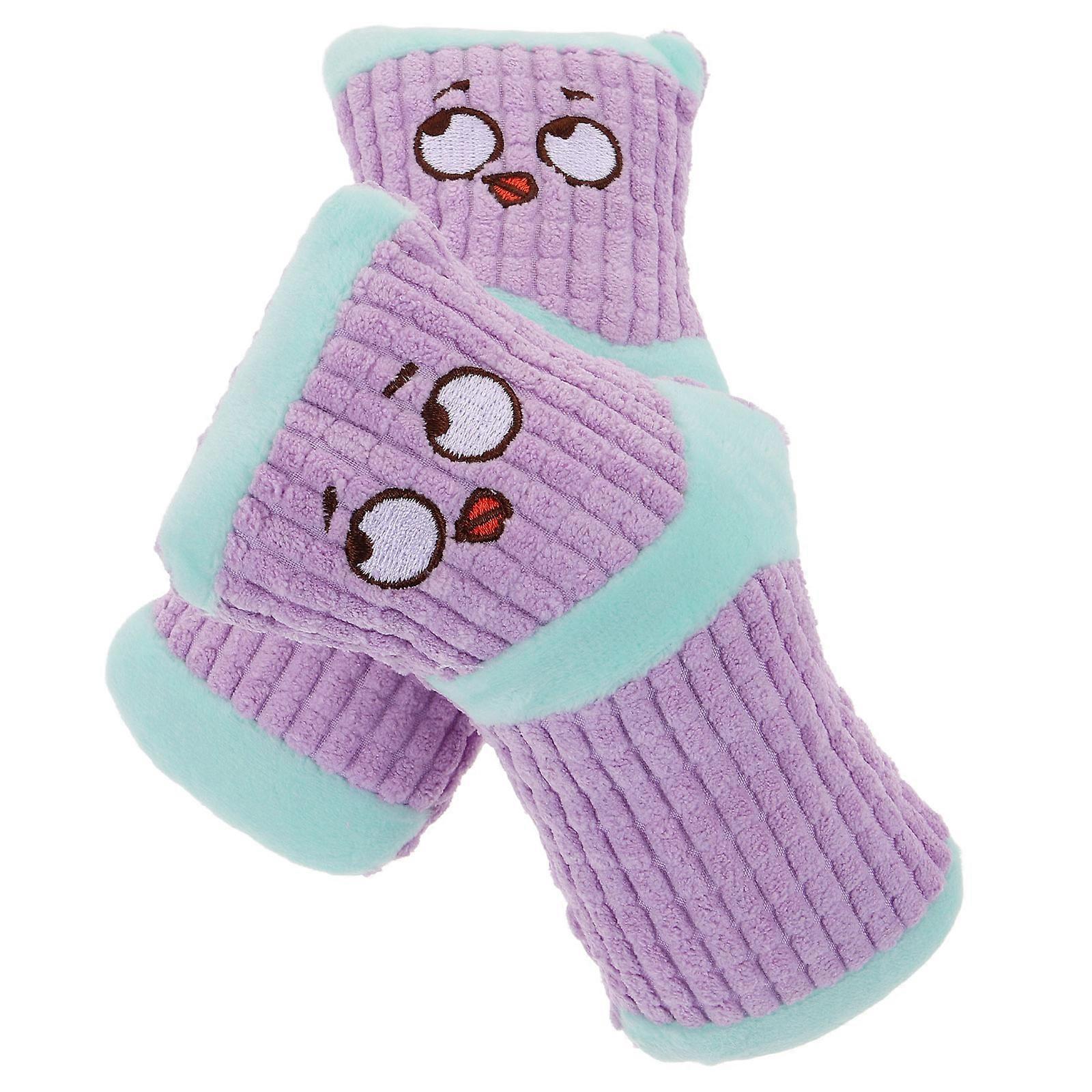 Squeaky Chew Toys For Protection Sock Shape Assorted Color Teeth Grinding 4Pcs