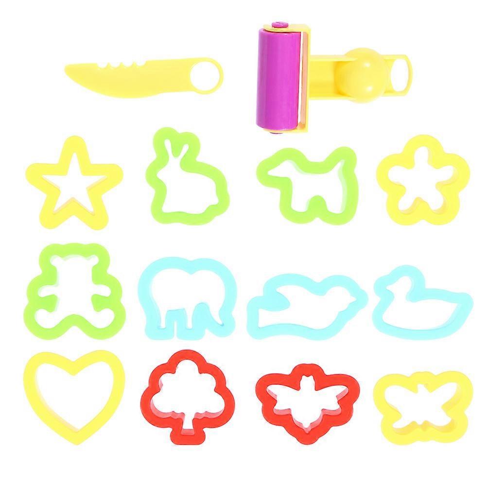 DIY Clay Molds 56 Pcs Fun Design Children Educational Activities Assorted Color Manual Skills Development