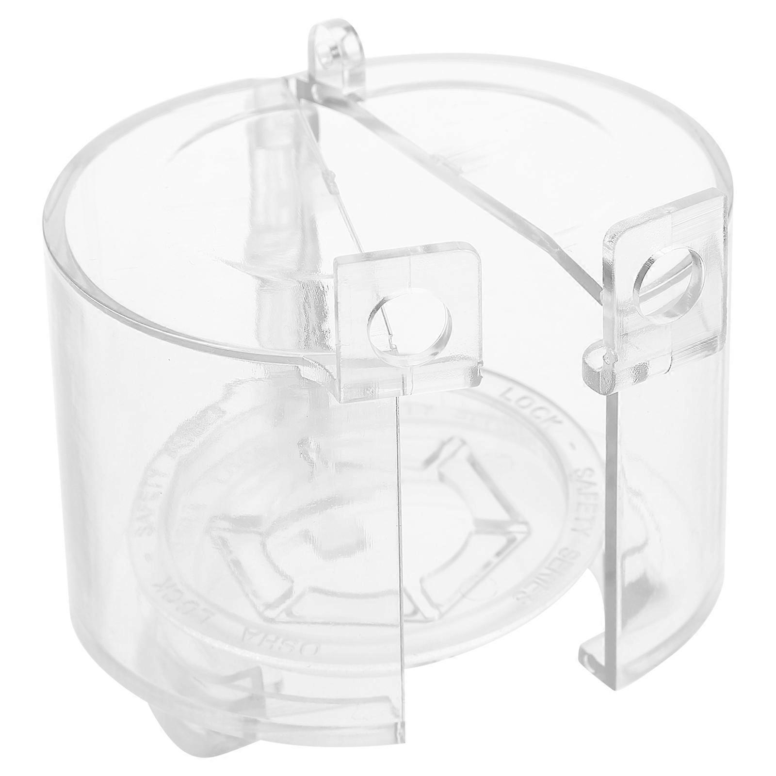 Emergency Stop Button Guard Protective Cover for 3Pcs Transparent Button