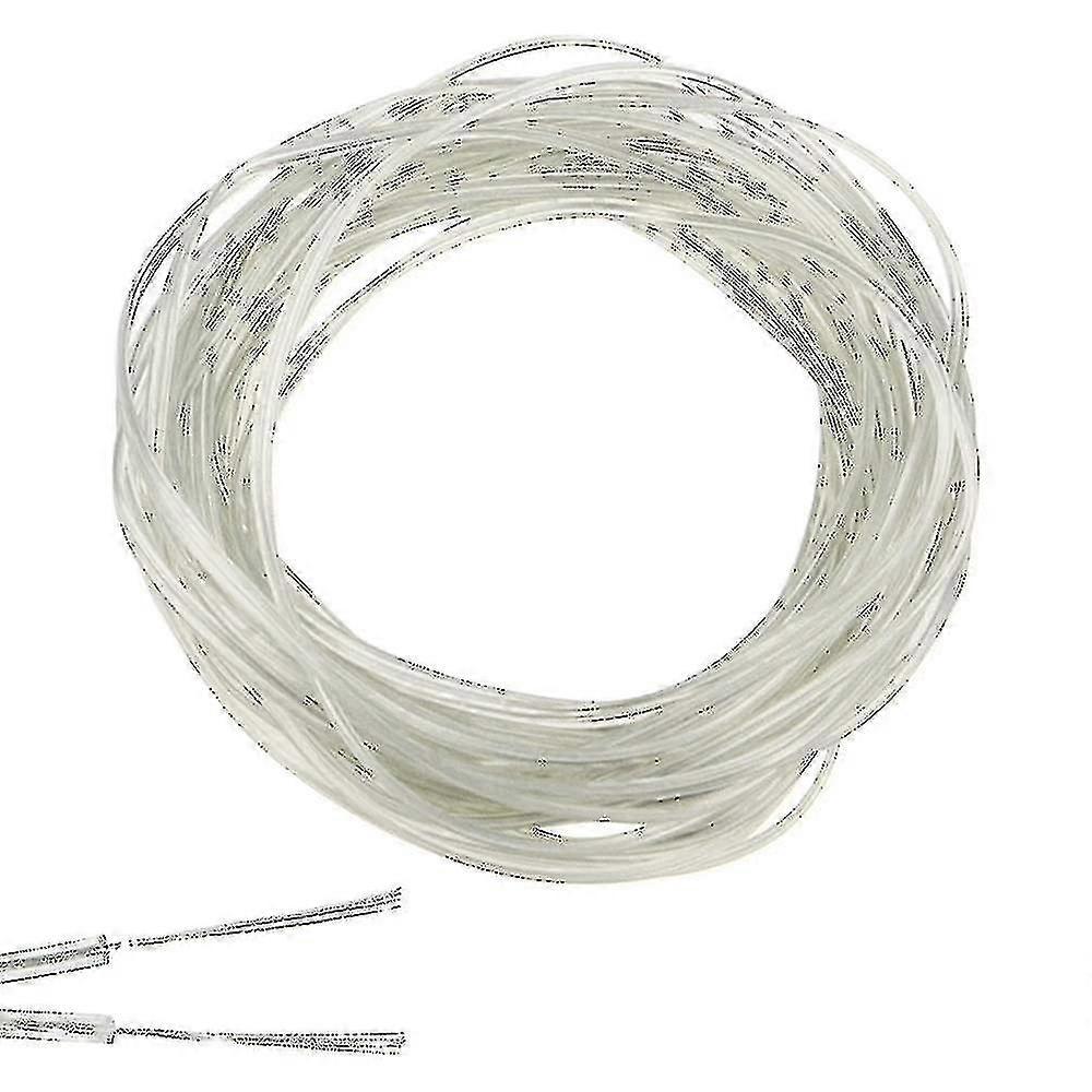 كابل 10 متر شفاف 2 سلك أساسي بحد أقصى 12 فولت 28awg قطر 3 مم سمك 1.5 مم مسطح واضح الكهروضوئية