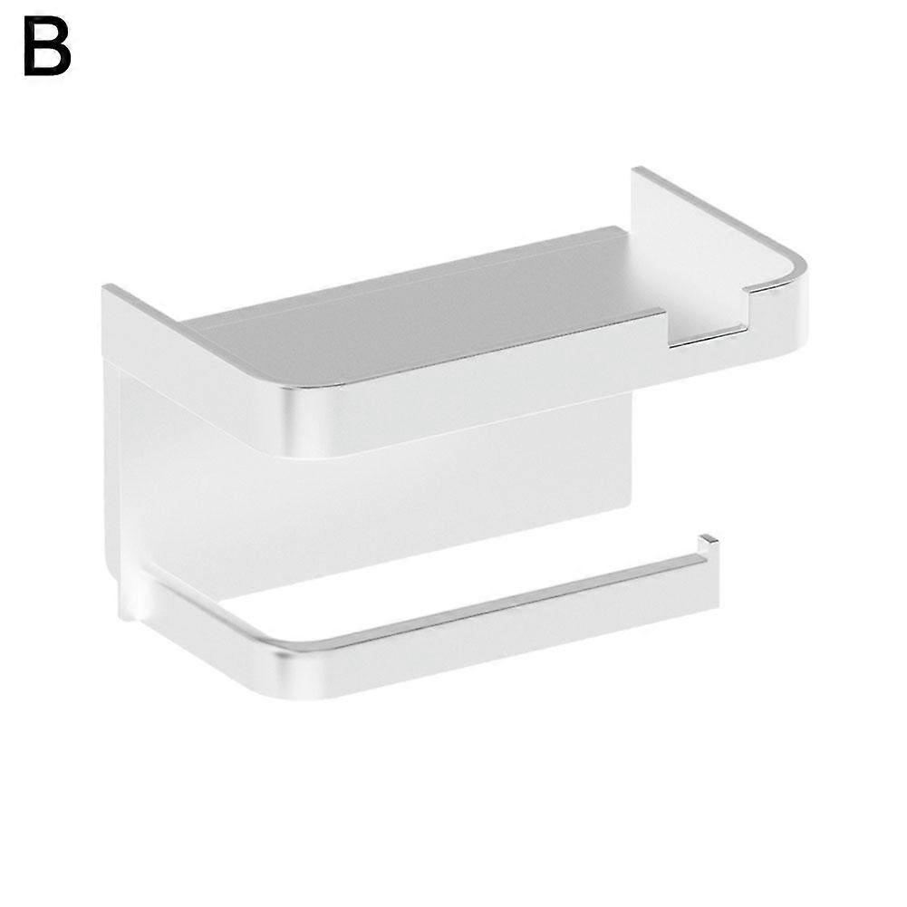Thickened ABS Plastic Paper Towel Holder with Slotted Design for Easy Access and Anti-Slip Arch