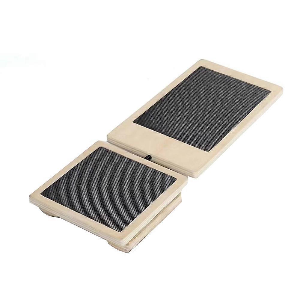 Fußdehnungsbrett aus Massivholz, Yoga-Trainer, Ballett-Einbein-Balancebrett für Stabilitätsübungen bei Knöchelverstauchung