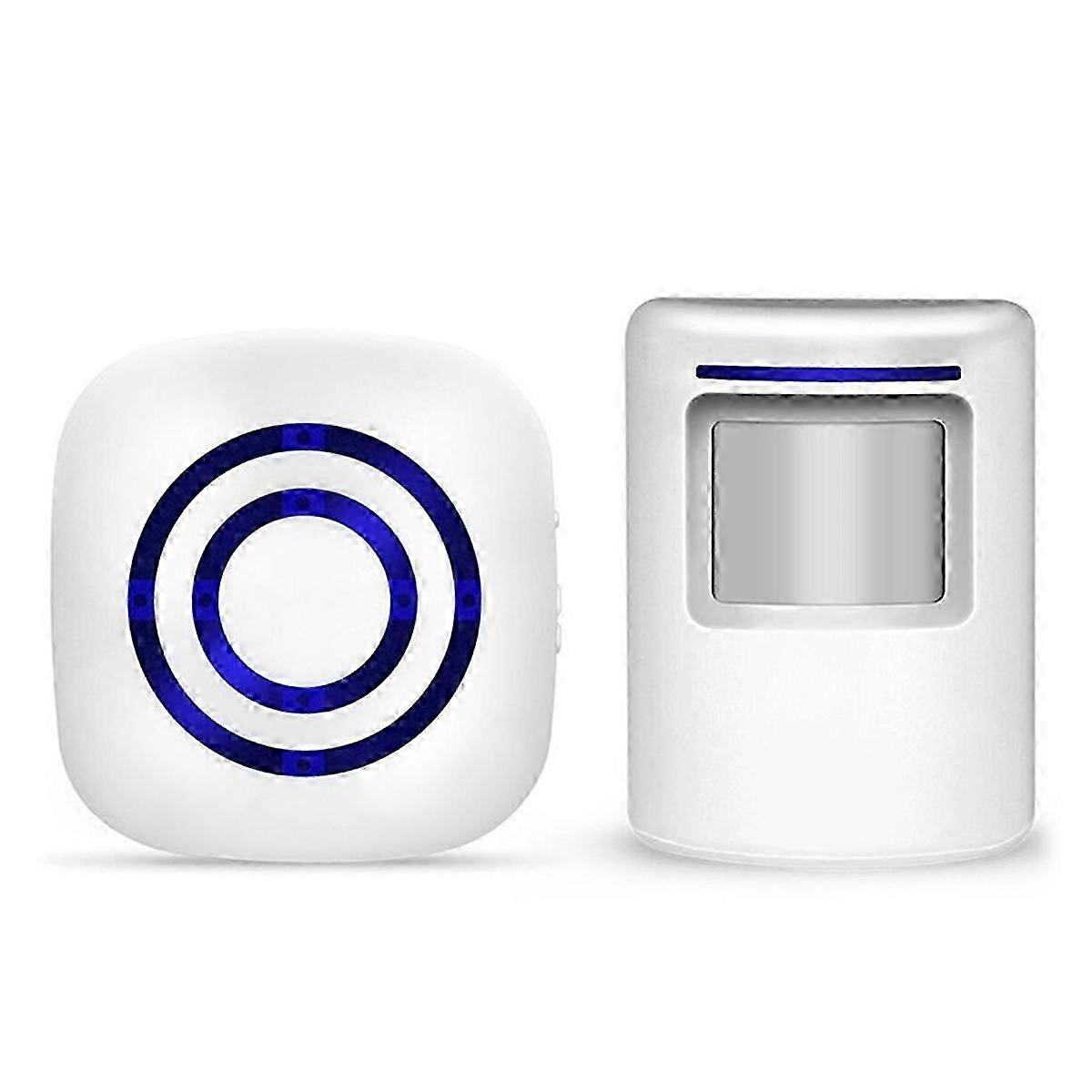 Visitor Alert: Motion Sensor Alarm For Home Security, Indoor Alert System, Expandable Monitor System, Long Distance Wireless Communication, PIR Sensor