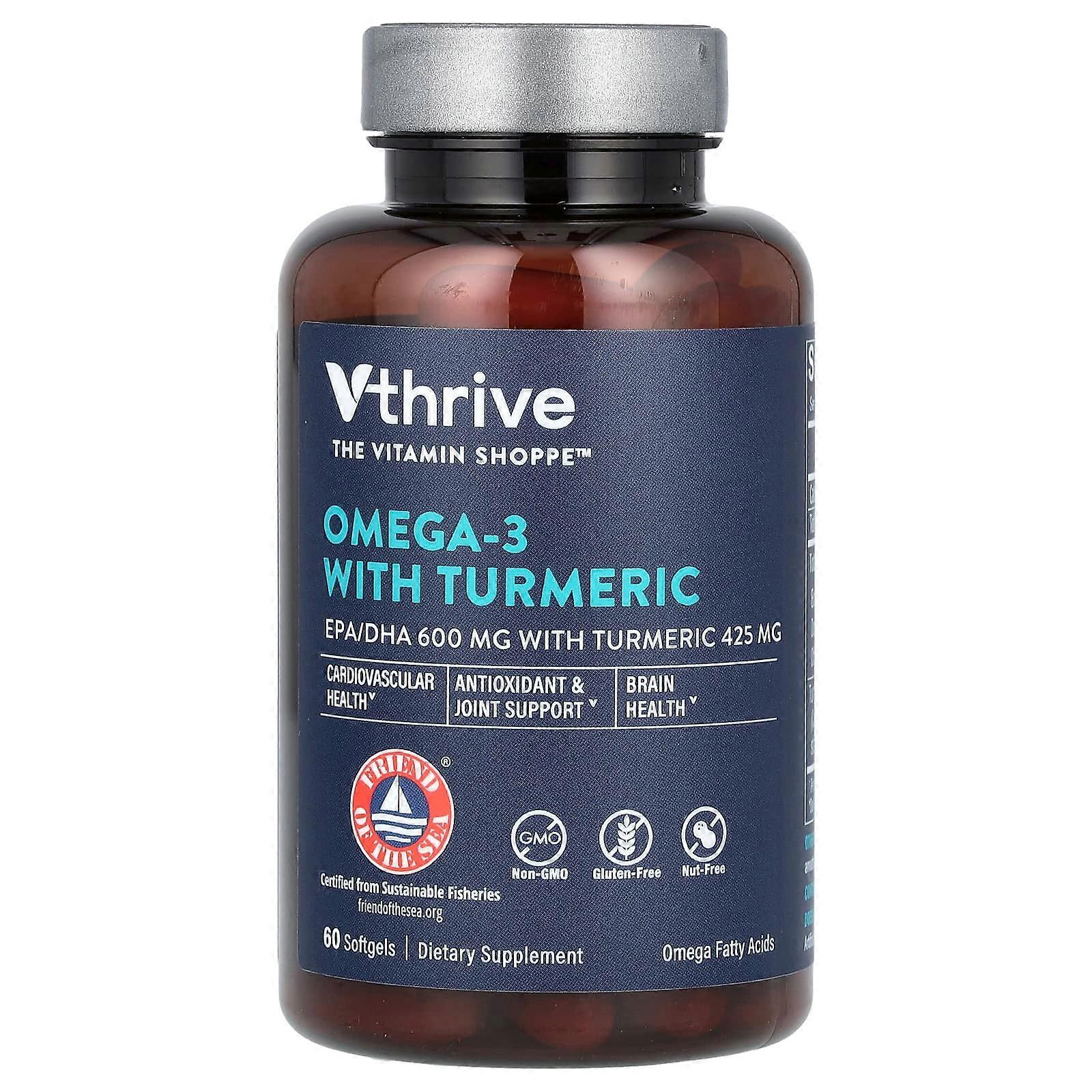 Omega-3 With Turmeric, 60 Softgels