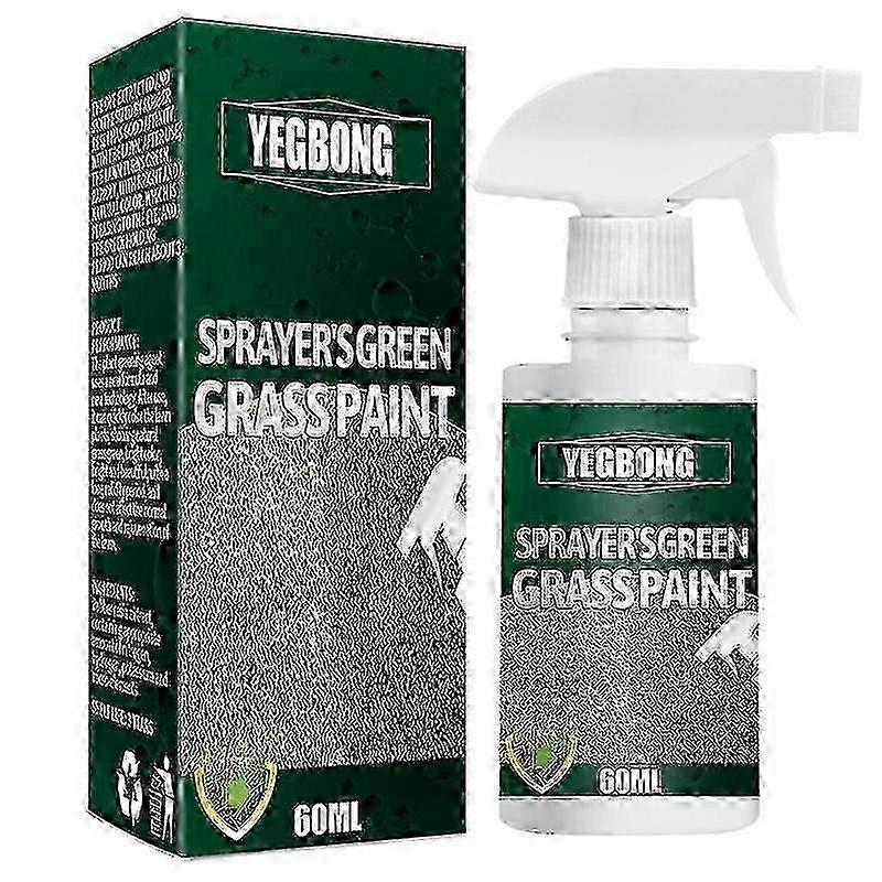 1-3x رذاذ طلاء العشب الأخضر 60 مل لملعب كرة القدم ، يعزز العشب الأصفر الخامل غير المكتمل ، مثالي لصيانة العشب والمناظر الطبيعية