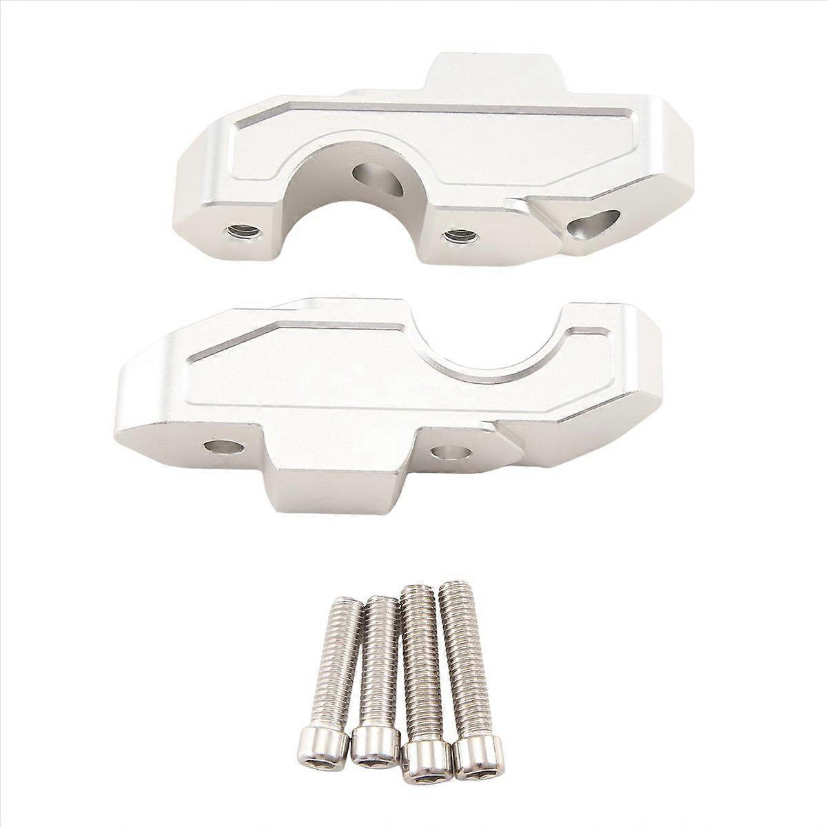 Handlebar Height Riser Handle Bar Lift Mount for BMW (Silver)