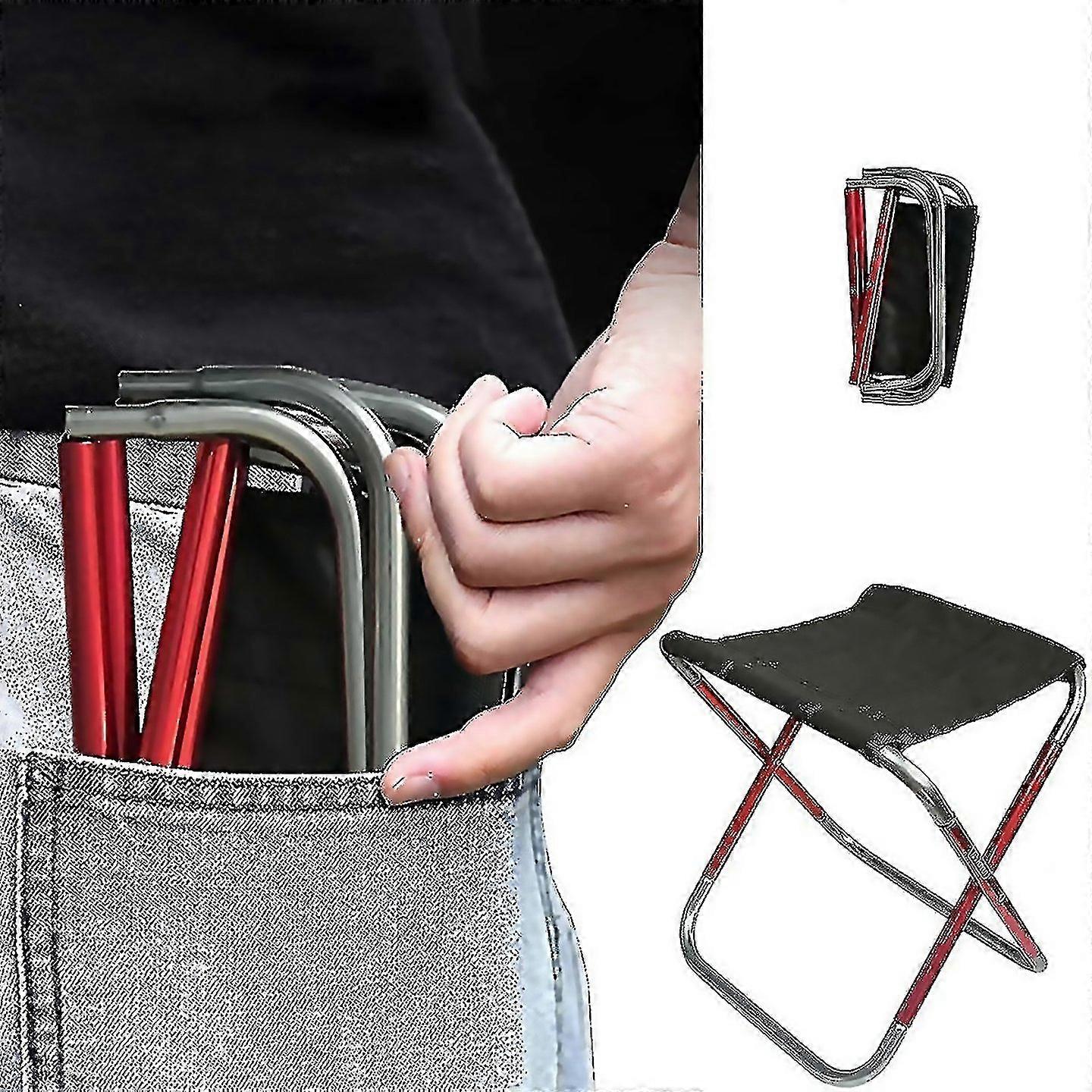For Camping Folding Stool Mini Outdoor Collapsible Slacker Chairs