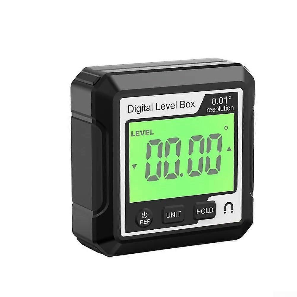 Magnetic Digital Protractor Level For Construction Angle And Slope Conversion Data Lock ABS 0.05 Degree Resolution
