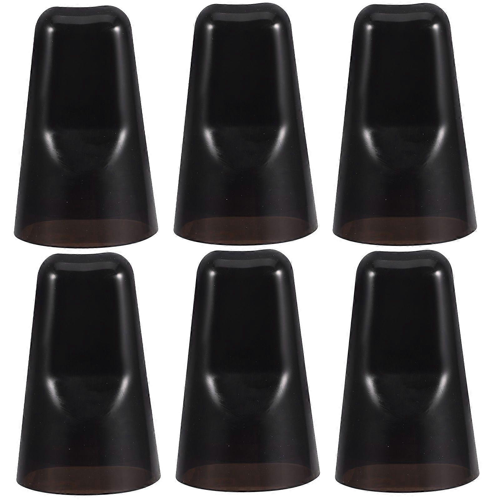 6pcs Universal Liquor Pour Spout With Durable Leakproof Cap For Wine Whiskey And Other Bottles To Control Flow Rate And Prevent Spills