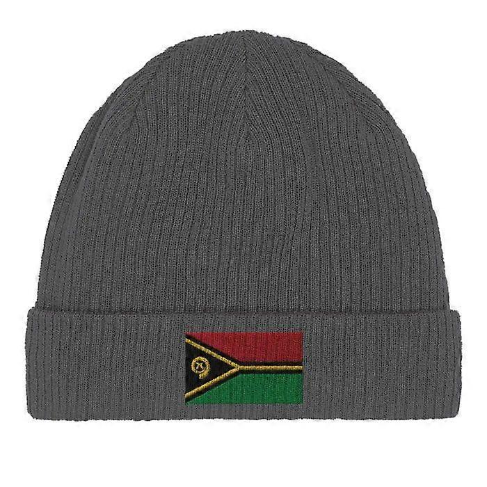 Vanuatu Flag Cap in Gray