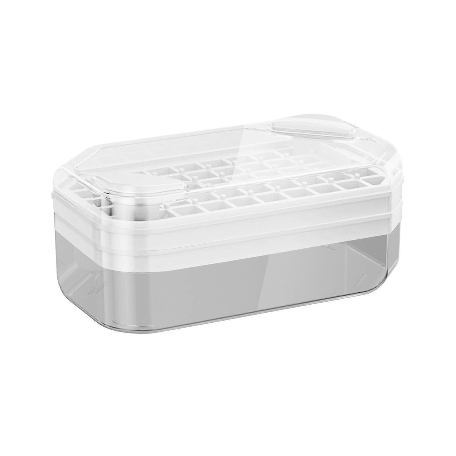 Zeceouar Ice Box Set - One Click Press Ice Maker, Compatible with Home & School, Ice Block Storage Box, Office Supplies Clearance