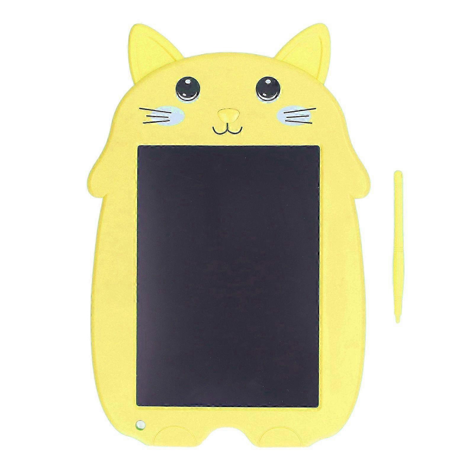 LCD writing tablet cartoon cat shape suitable for children and adults