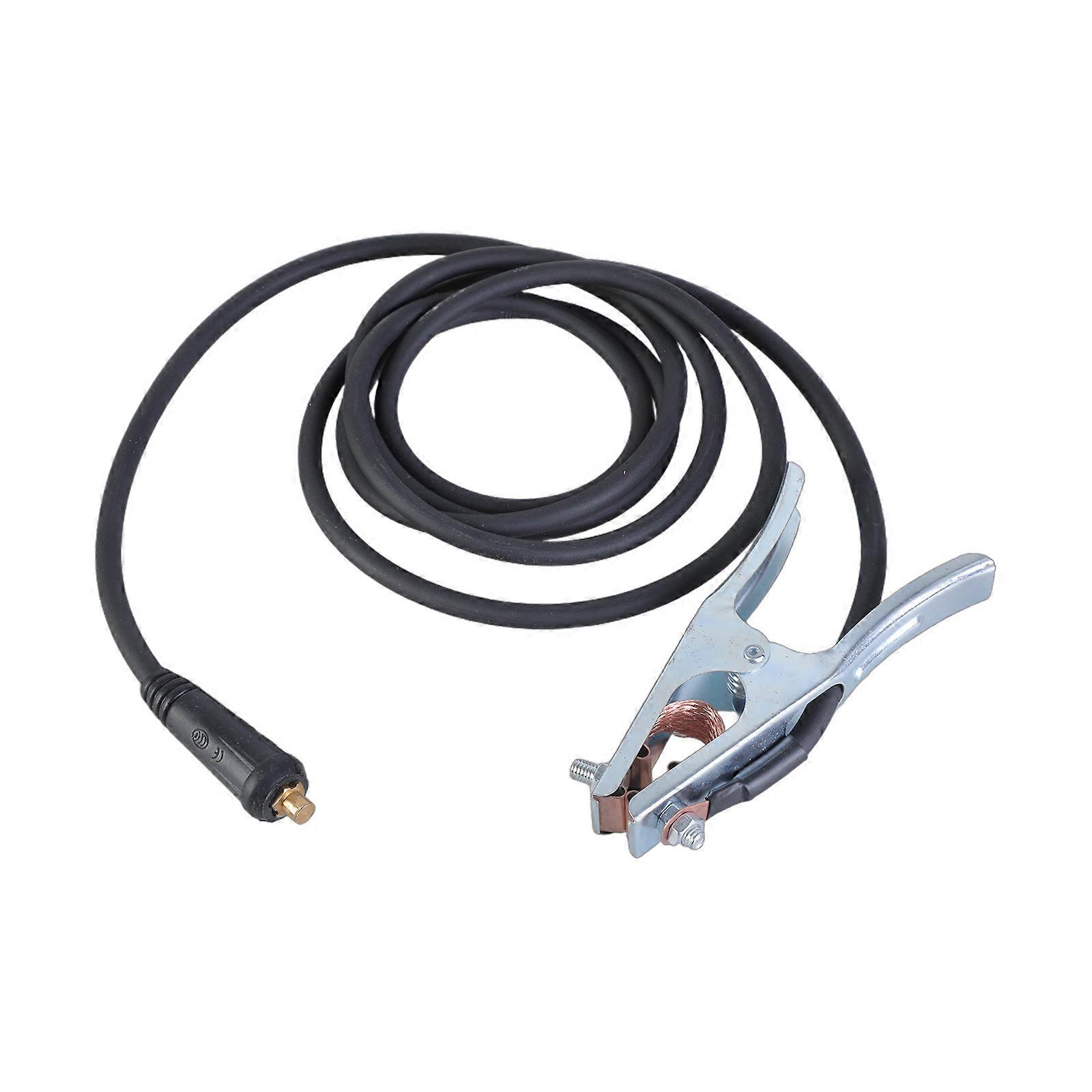 Welding Electrode Holder & Ground Clamps with Long Cable High Conductivity Cable for Versatile Welding Application Multicolor