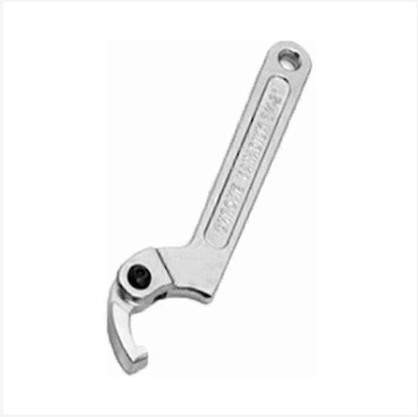 19-51mm Chrome Vanadium Adjustable Hook Spanner C-Shaped Spanner