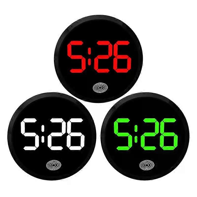 Car Dashboard Digital Clock Vehicle Touch-Activated Car Vent Clocks Watch Waterproof Auto LED Air Vent Watch For Automotive SUVS