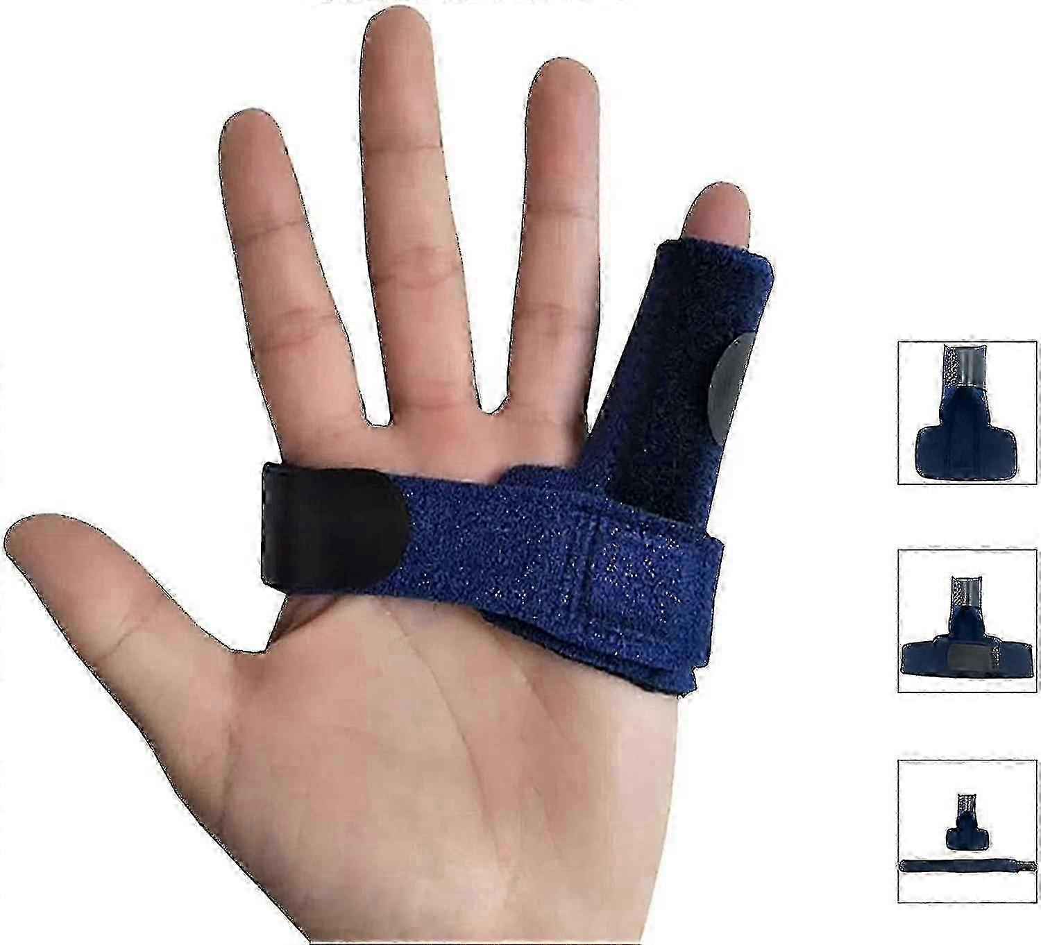 Adjusted Trigger Finger Splint with Fastening Tape - Relieves Locking, Popping, Bending & Stiffness - Tendon Support for Tendonitis