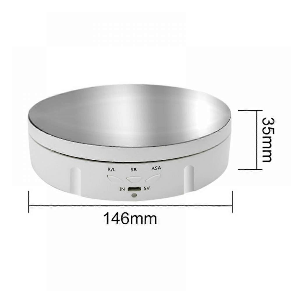 360 Degree Electric Rotating Turntable Display Stand for Photography Video Props Jewelry Display Turntable