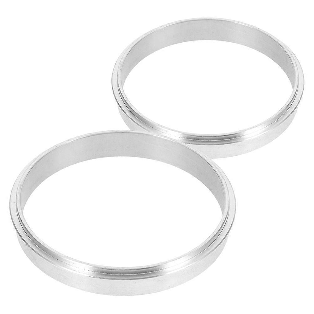 Sealing Machine Accessories 2Pcs Designed For Operators Round Shape Specifically For Coffee Machine Applications Silver Color Prevents Leaks