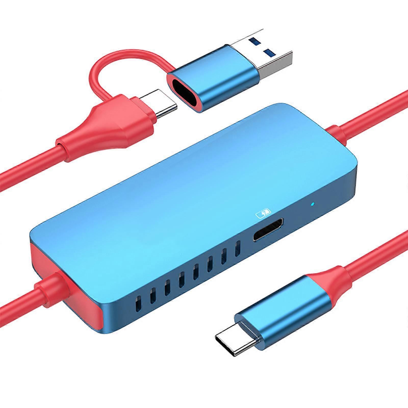 4K60Hz Capture Device Supports TV Mode Without Dedicated Chargers USB3.0 Video Capture Card For Content Creators Multicolor