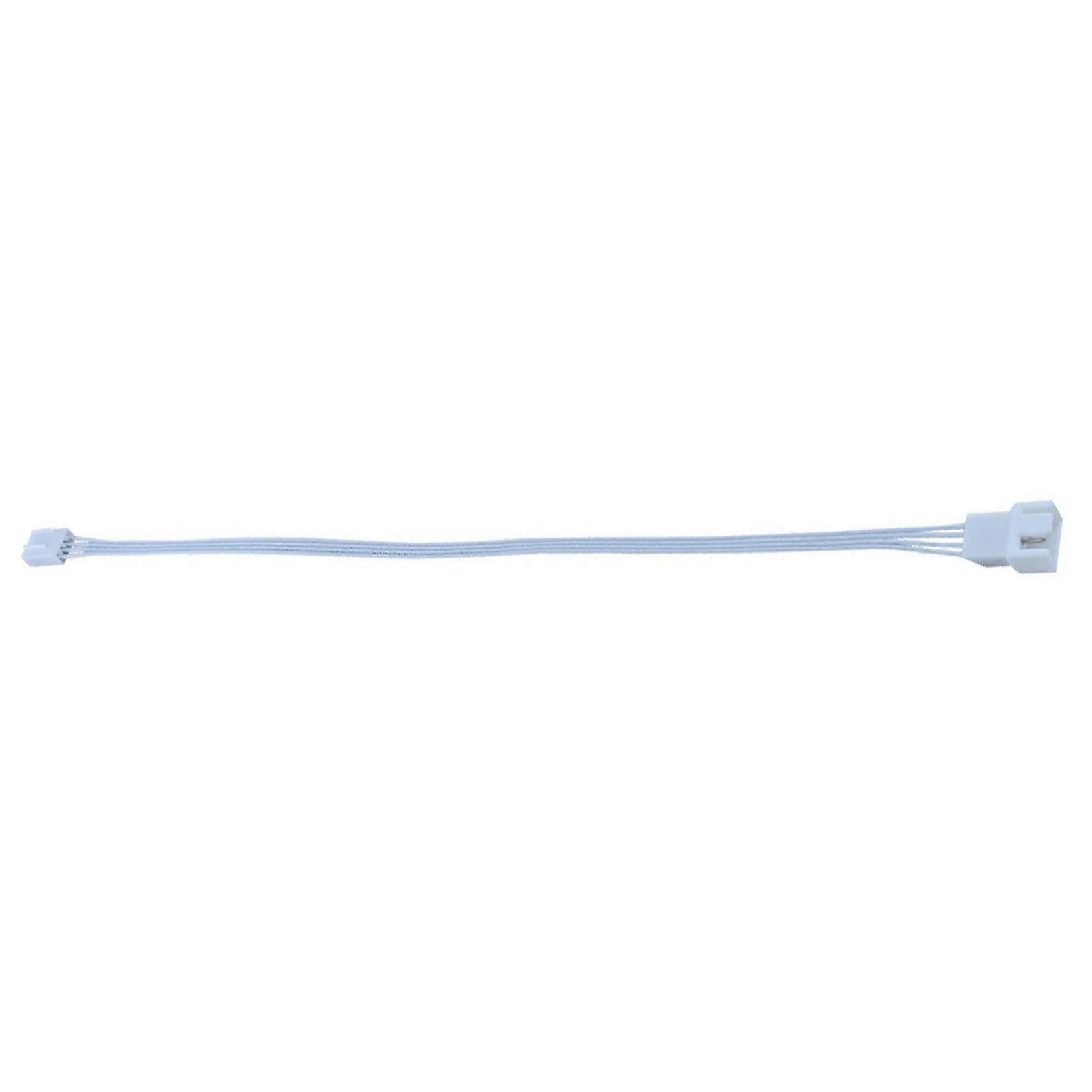 Flexible 4PIN CPU Cooling Fan Power Extension Wire Supports 3pin/4pin Fan For Large Computer Case And Complex Routing Multicolor