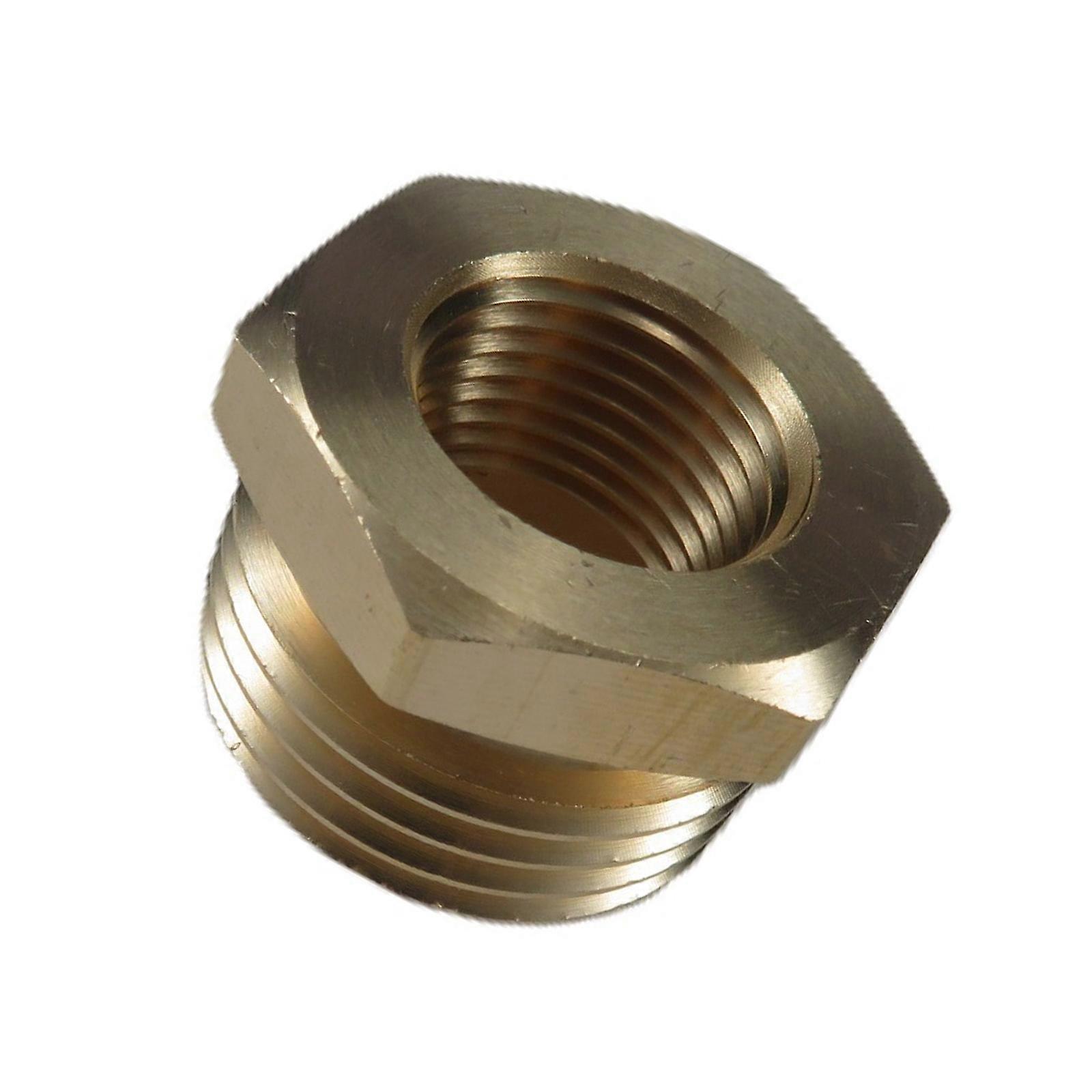 Quick Connection 3/8 NPT X 3/4 GHT Brass Free Coupling Corrosion Resistant Water Pipe Fitting No Tool Required for Home Multicolor