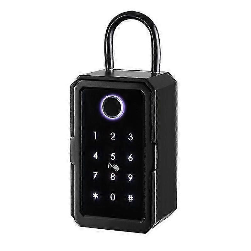 Smart Key Lock Box Ttlock Wifi Fechadura Eletronica Waterproof Wall Mount Fingerprint Door Lock Security Lockbox