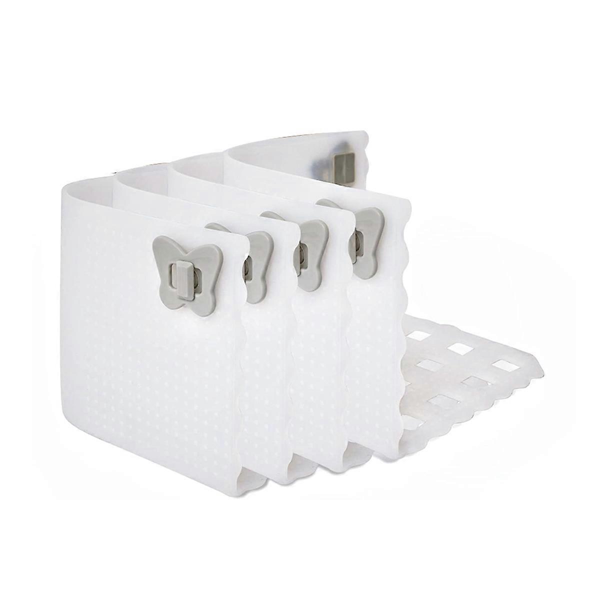 Bed Sheet Holder Lock for Thin Sheet,Fitted Sheets Strap Clips Gripper Keep Sheets Firm&Tight in Place  parent White