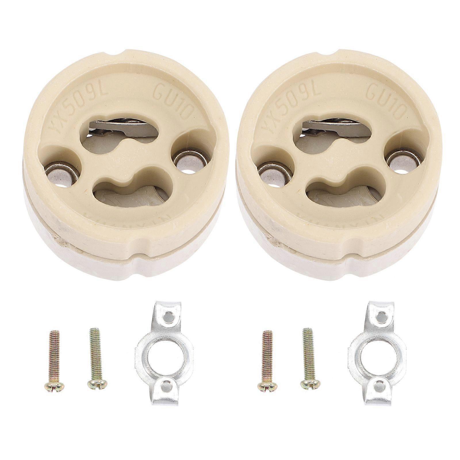 2pcs Candelabra Socket Replacement Light Bulb Socket Ceiling Light Holder