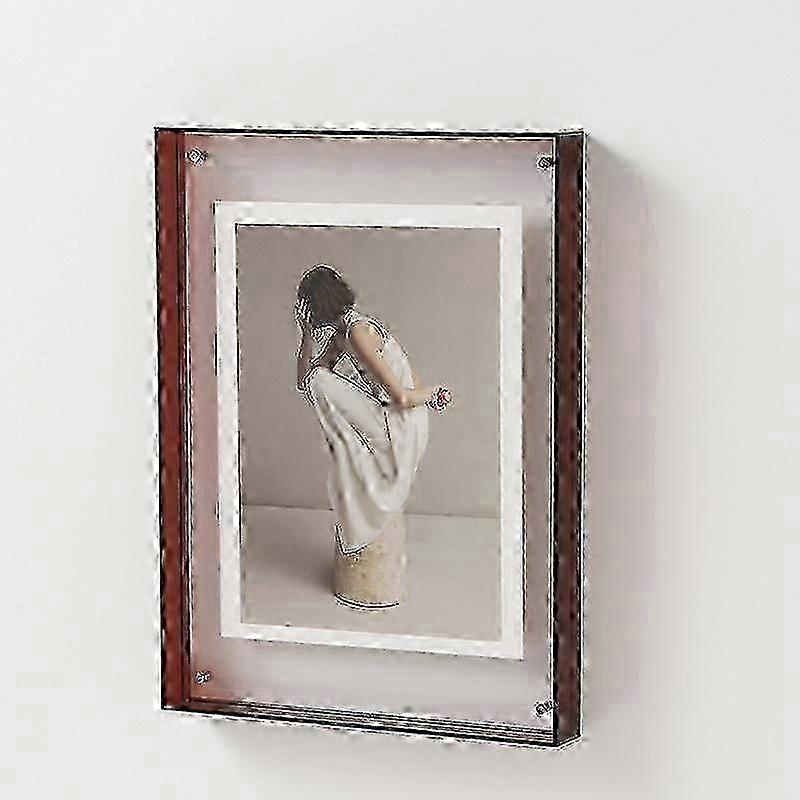 Ins Style Colorful Picture Frame Without Photos Transparent Acrylic Photo Frame Hall Bedroom