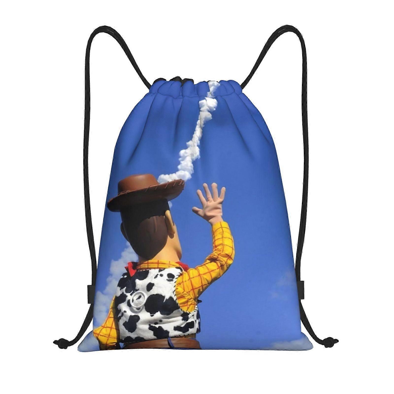 Toy Story Classic Drawstring Bag, Collapsible, Sports, Fitness, Drawstring Bag, Unisex, Beach Sports Travel Bag