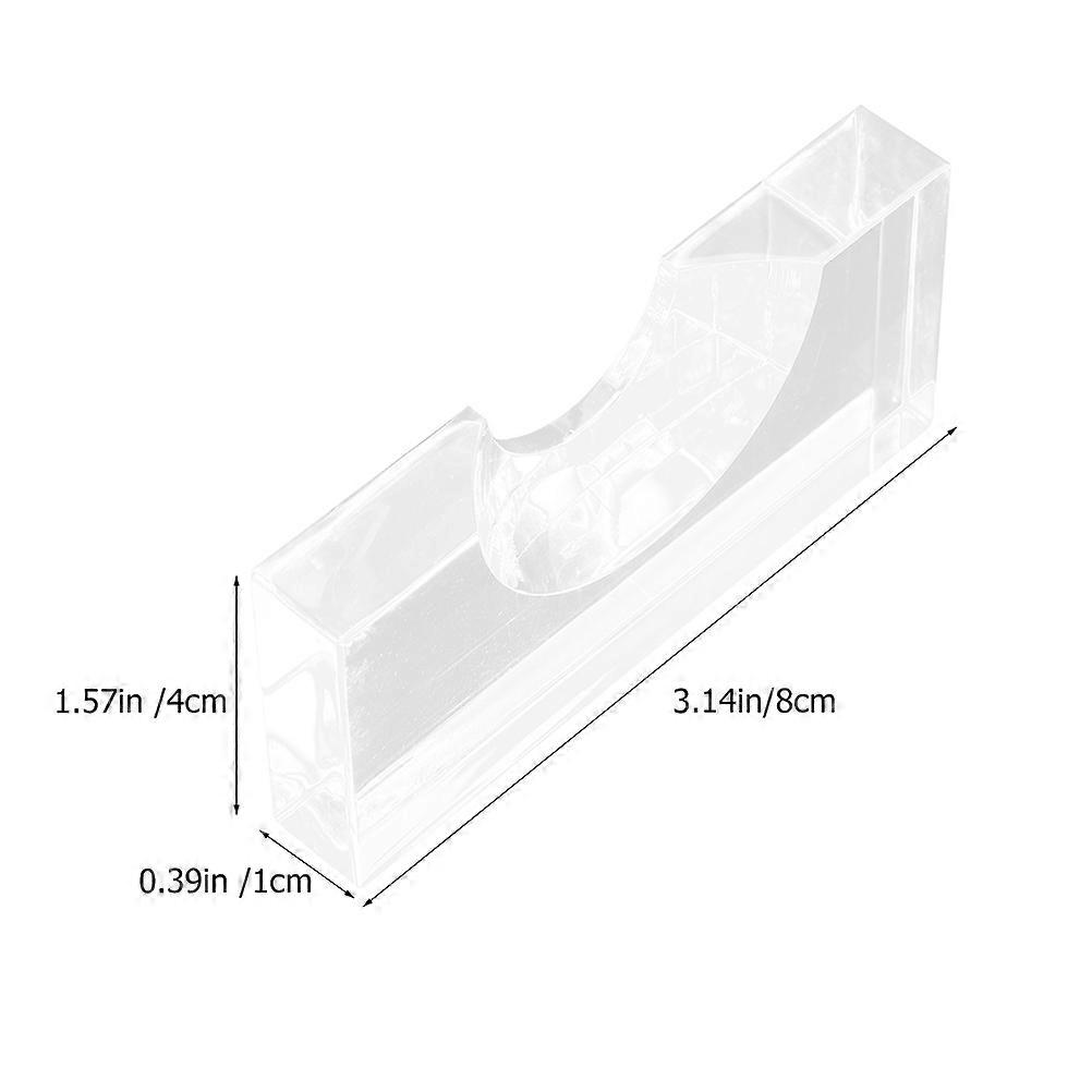 Daily Use Ball Holder Snooker Accessory Position Marker 8X4X1CM White Rectangular Functional 1Pcs