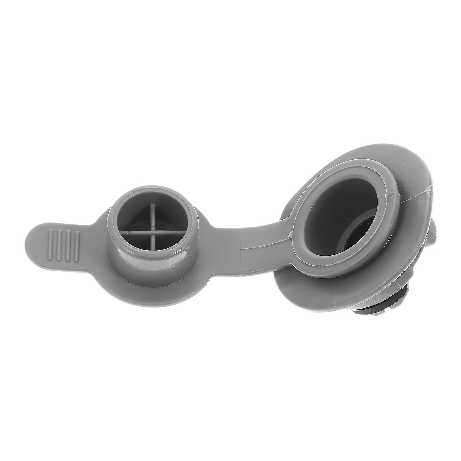 Inflatable Pump Adapter Air Valve with Durable Material Grey PVC