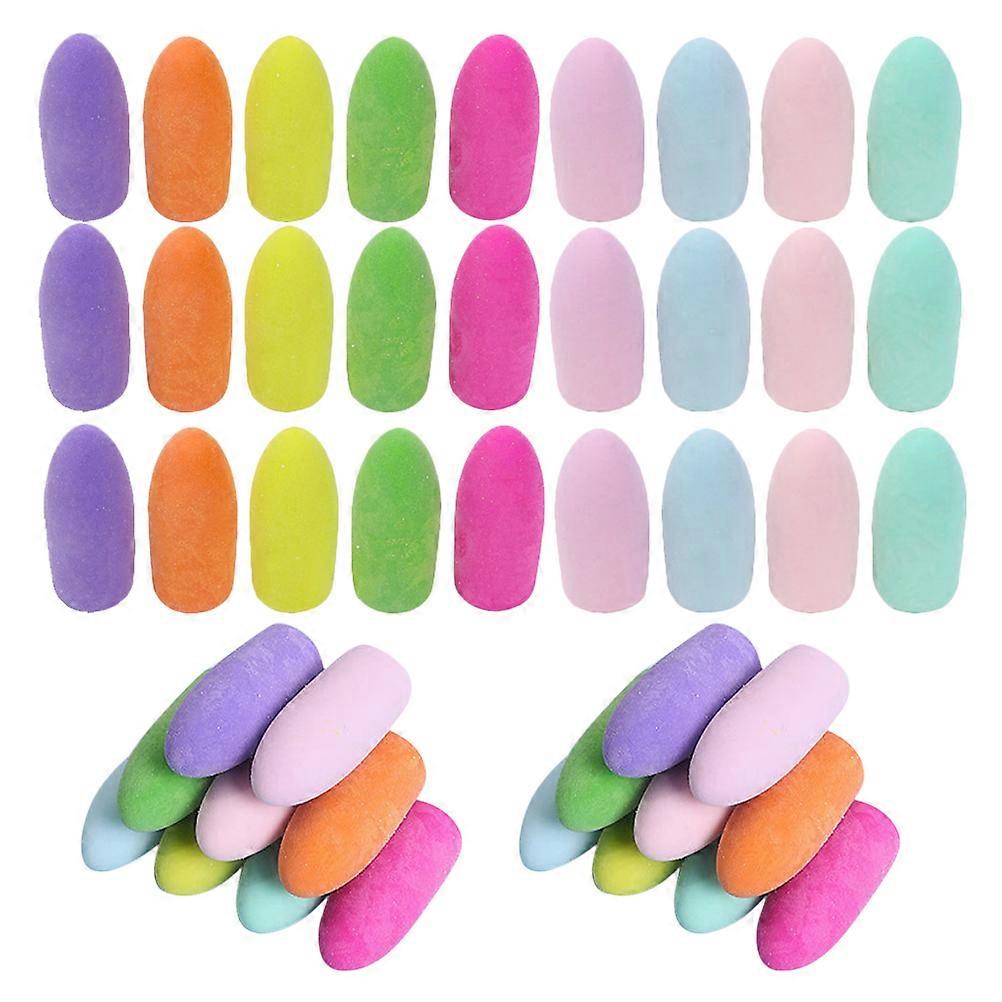 TPR Pencil Eraser Caps with Workmanship and Assorted Colors for School Use