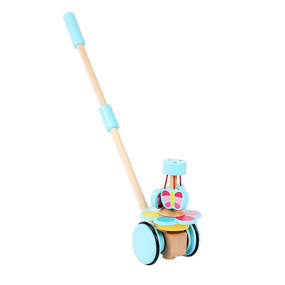 Walk Learning Toy Wooden Cart with Educational Function 1Pcs Trolley