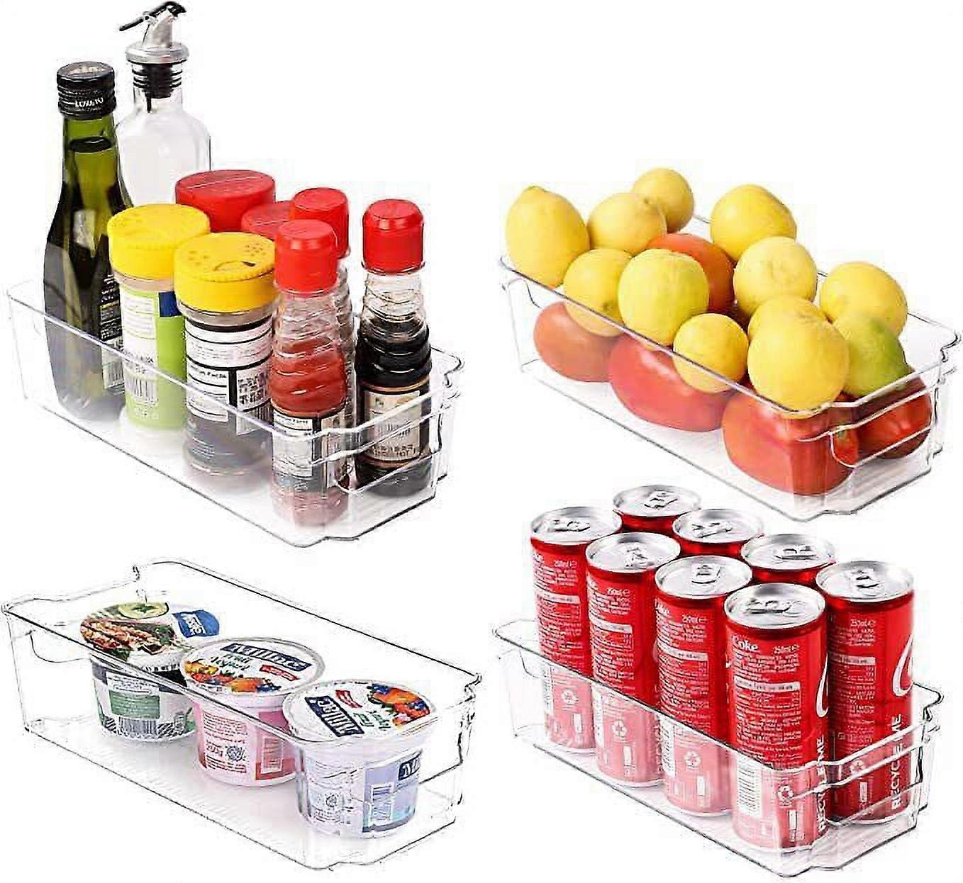 Stackable Kitchen Organizer Pantry Counter Tops Organizer - Set of 4