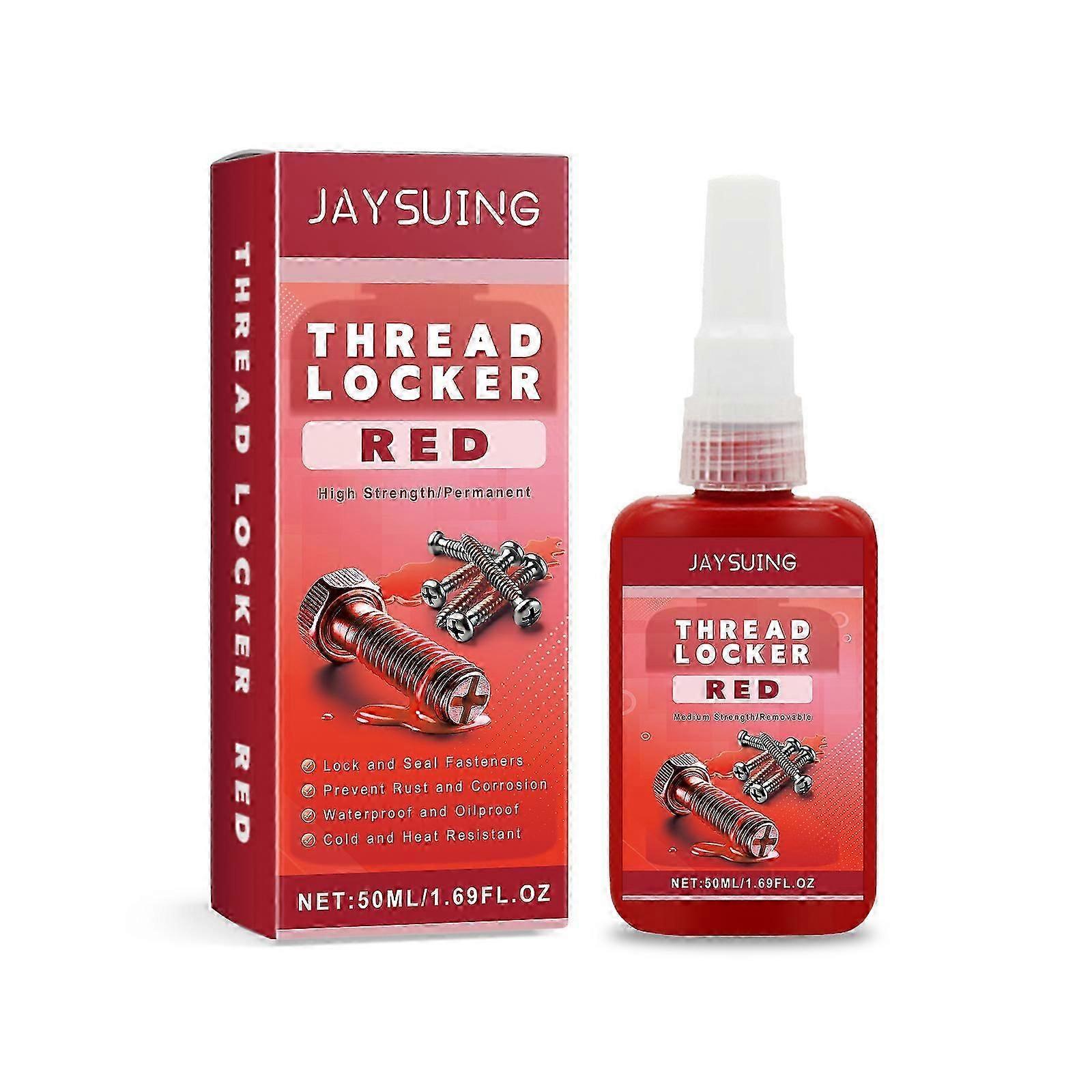 VibrationResistant Anaerobic Thread Locking Agent  Medium Strength Metal Screw Locking Glue, Easy Application, Durable 50ml for Automotive  Mechani
