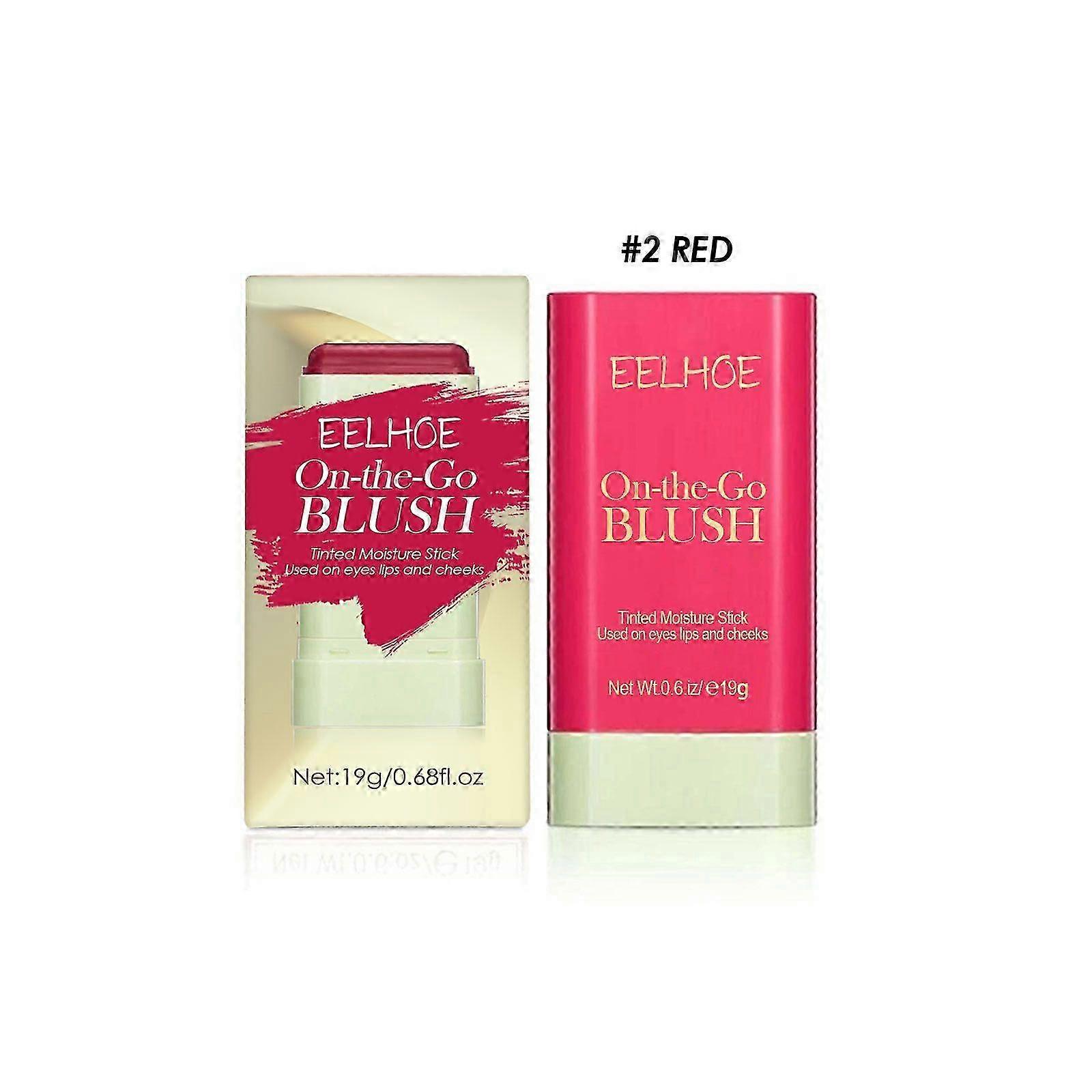 Blush Stick Lightweight Natural Nude Makeup Brightening And Contorting Three-Dimensional Highlight Delicate Waterproof Multi-Functional Blush Stick