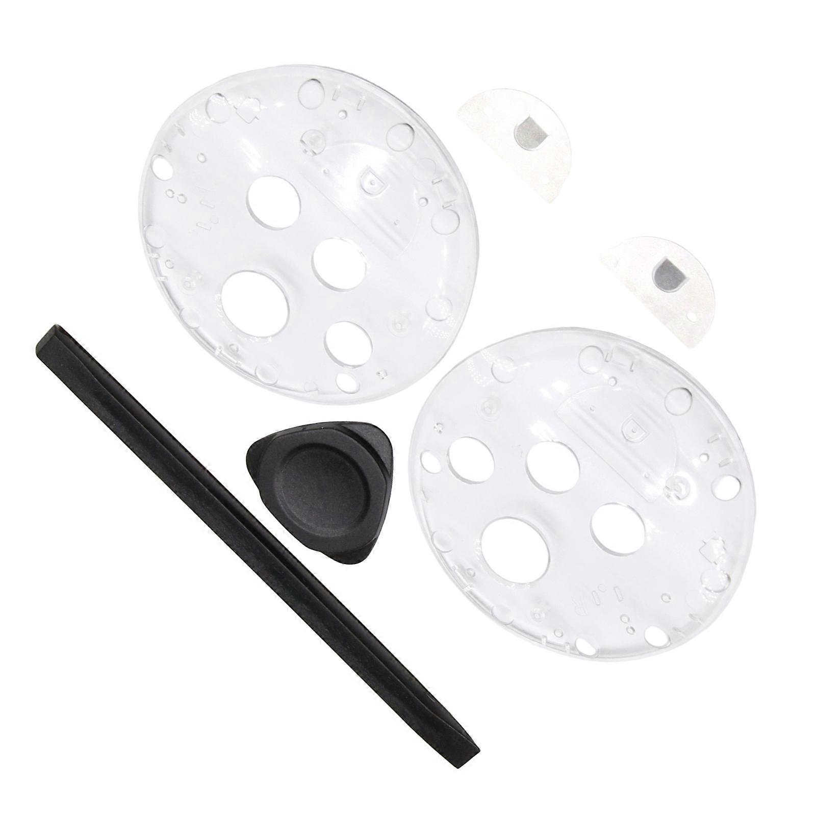 Handle Controller Button Panel Cover Shielding Cover Transparency Cover Scratch Accessories for 3 Controller Multicolor
