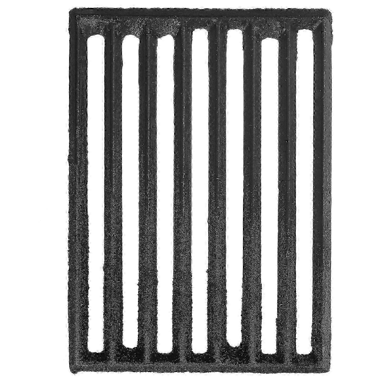 Grelha de ferro fundido para lareira - Design robusto com fluxo de cinzas otimizado