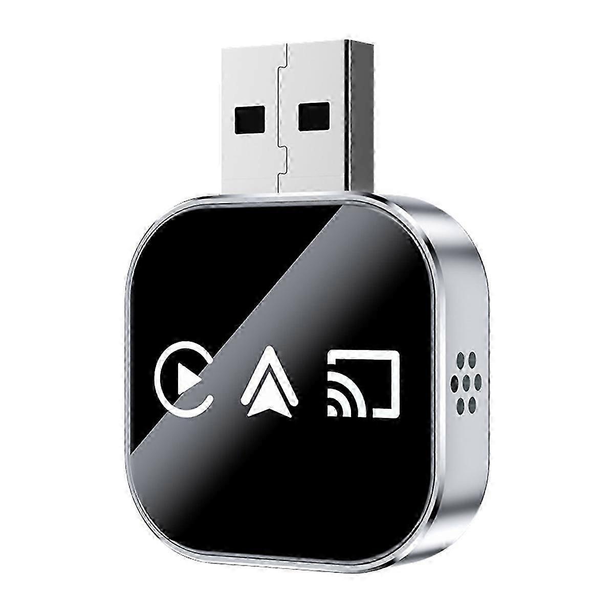 3In1 Wireless Carplay Smart Mirror Link Carplay Android Auto USB Dongle Adaptateur Carplay filaire vers Wir