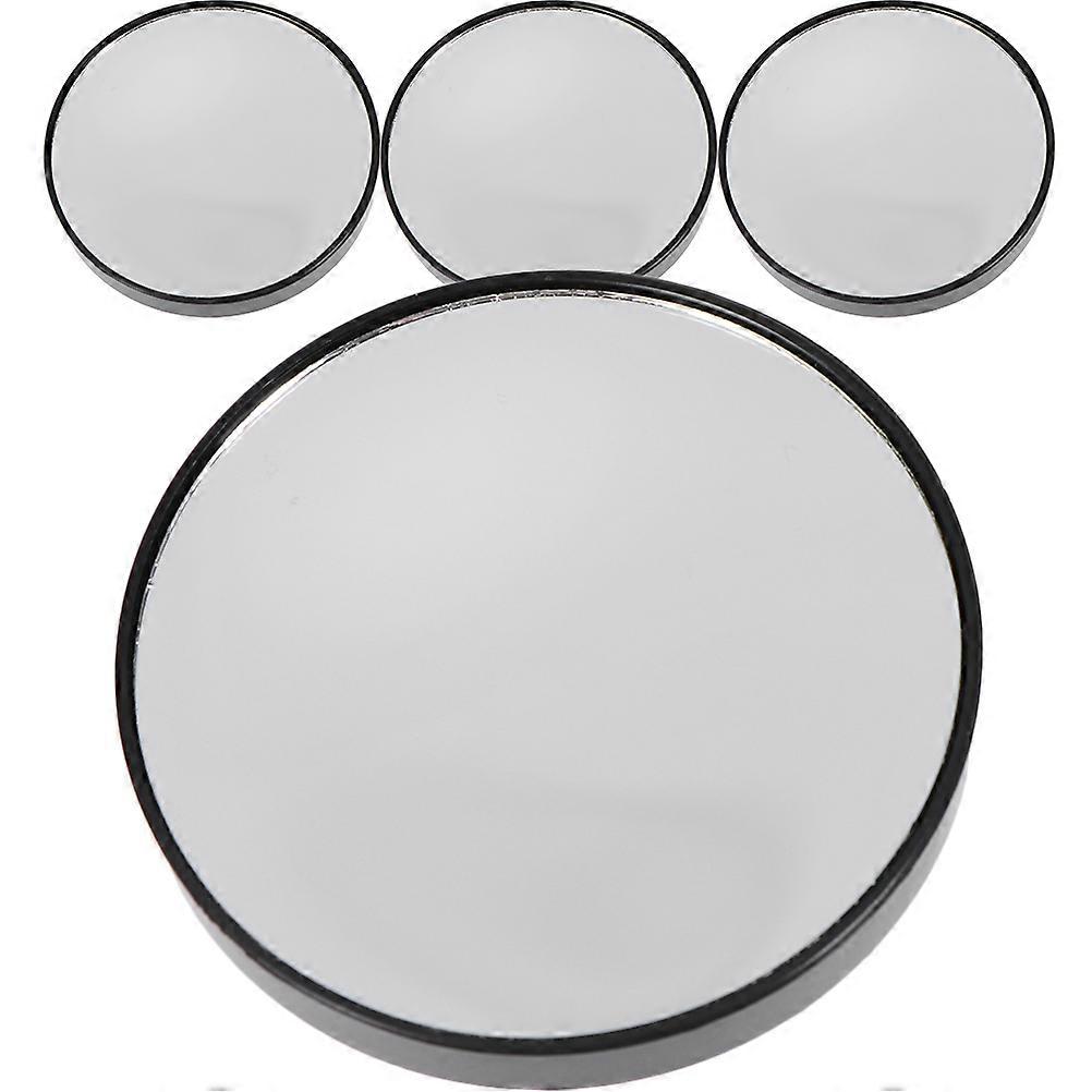 Black Magnifying Mirror 8Pcs for Makeup with Suction Cup Support