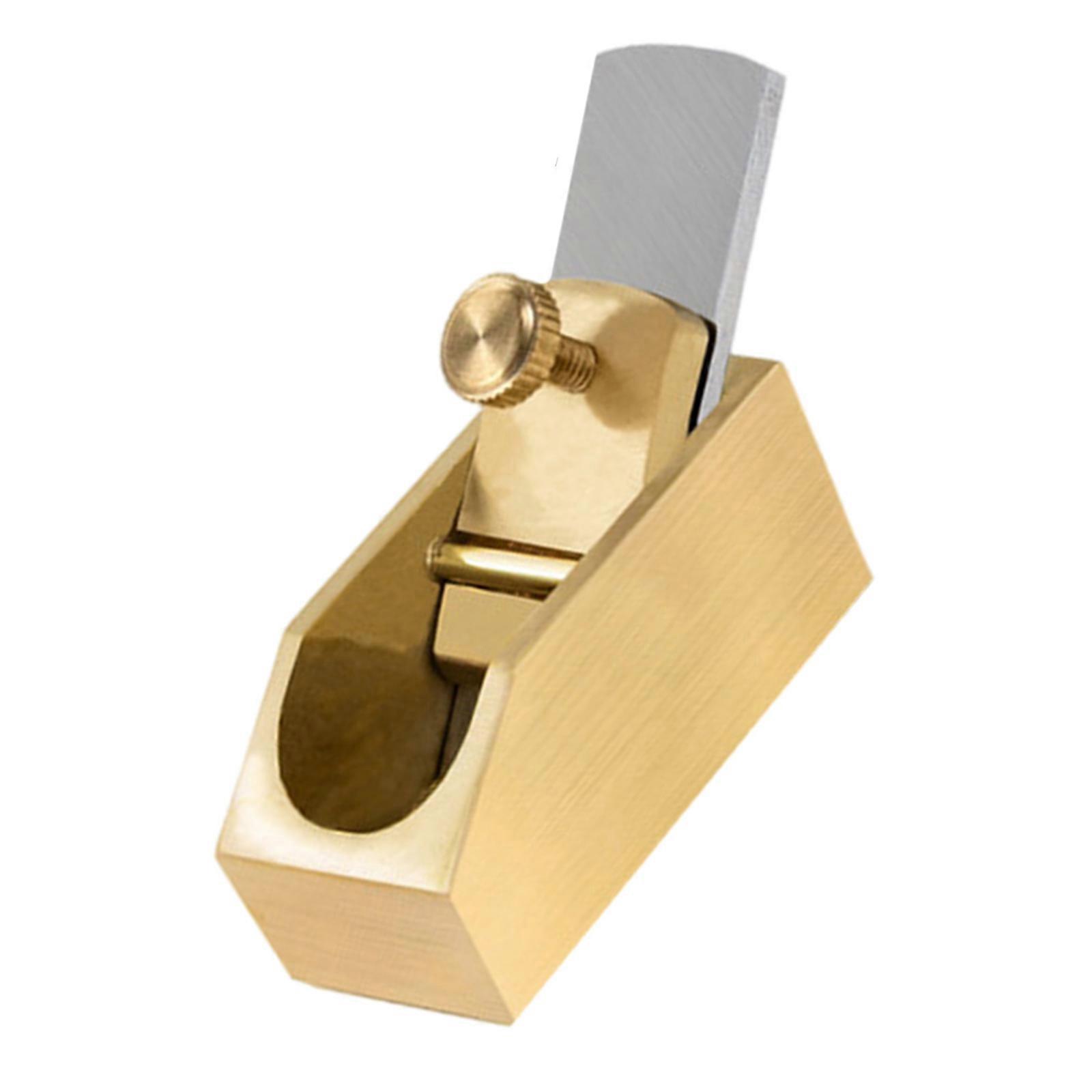 Thumb Plane Wood Planer Hand Tool Flat Bottom Edge Plane Violin Woodworking Plane Manual Push Planing Hand Tool Multicolor