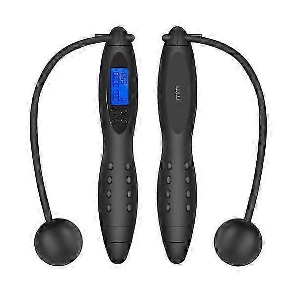 Wireless Jump Rope with Counter Black