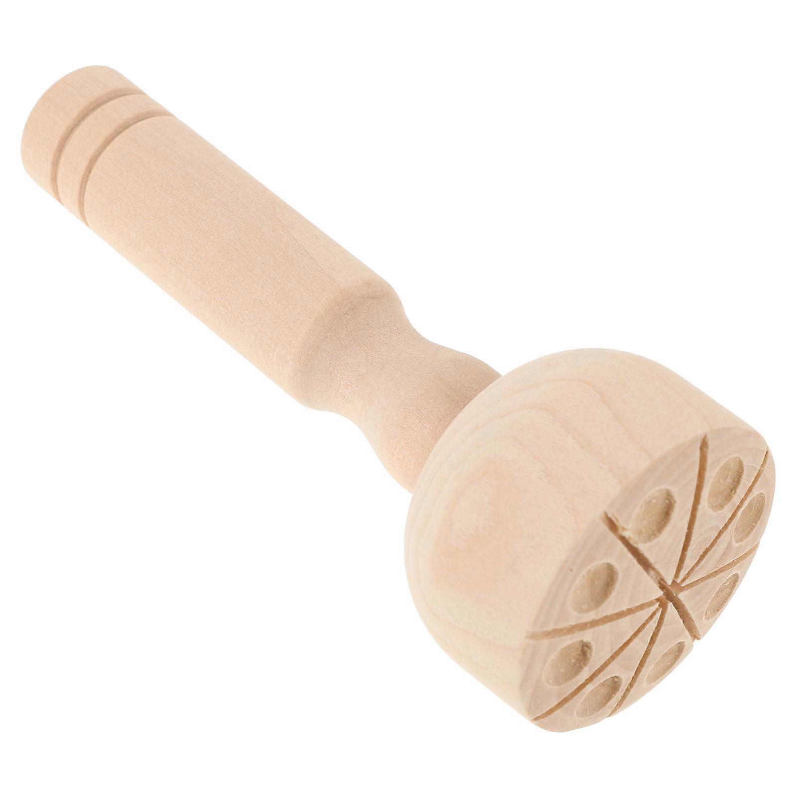 Wooden Handle Clay Stamp Set for Pottery Craft and Modeling