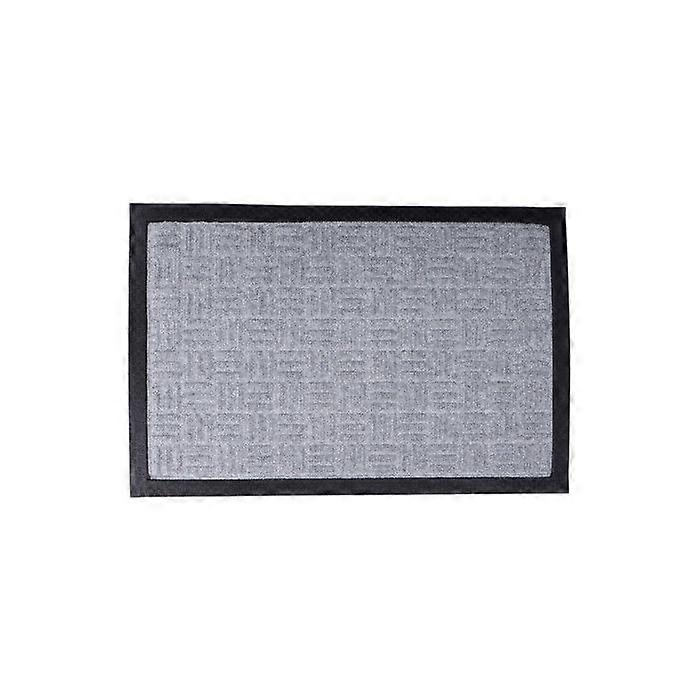 Paillasson 60x40x1,5cm Gris Edm