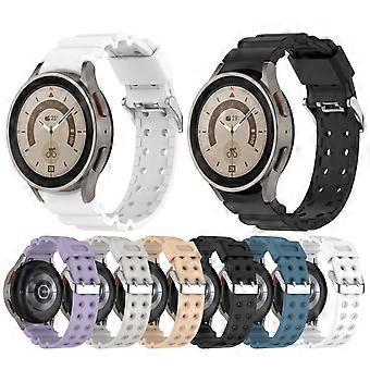 Gepanzertes einfarbiges Silikonarmband für Samsung Galaxy Watch 6 / 6 Classic