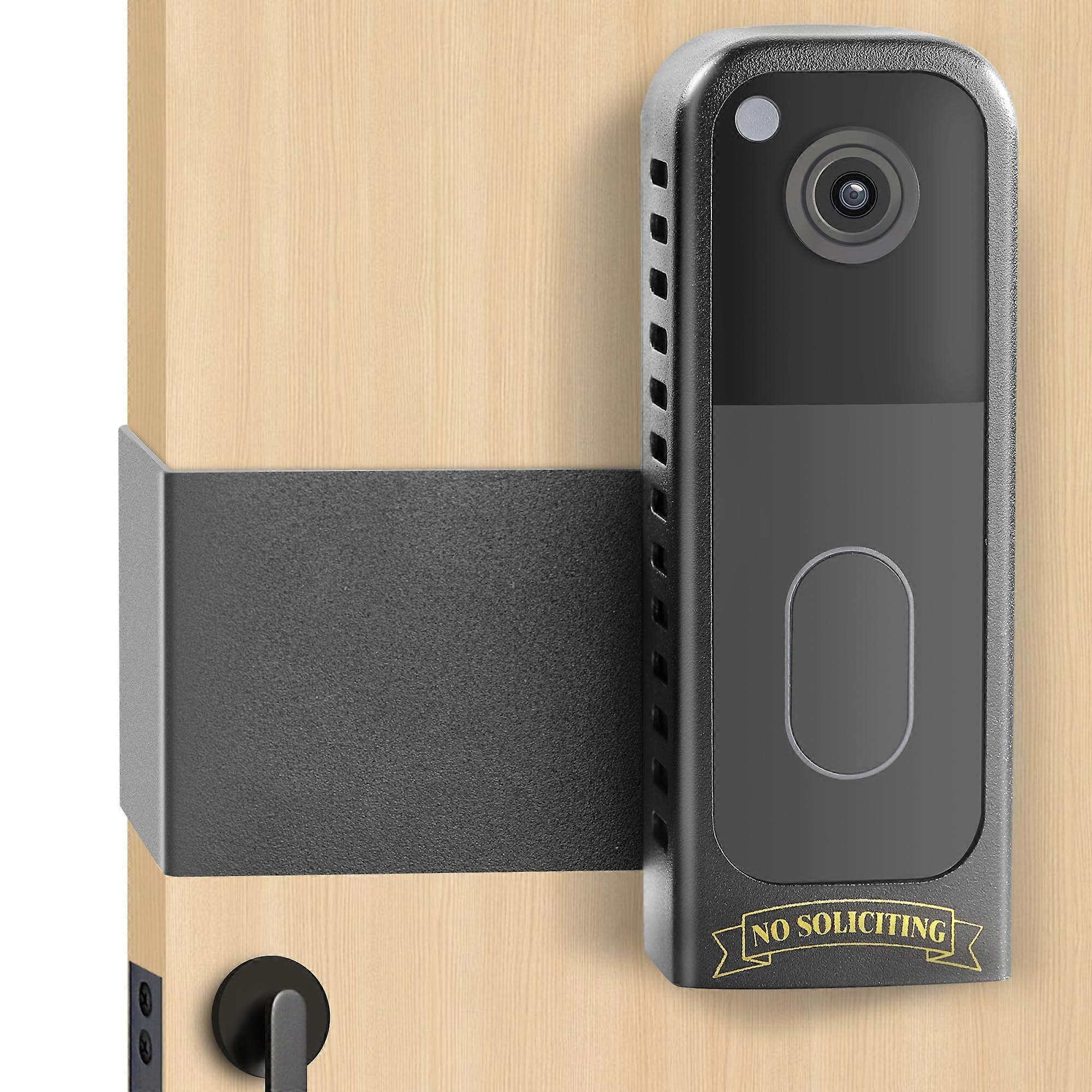 Mount for Blink Doorbell AntiTheft NoDrill Stainless Steel for Apartment Fits 1st and 2nd Gen