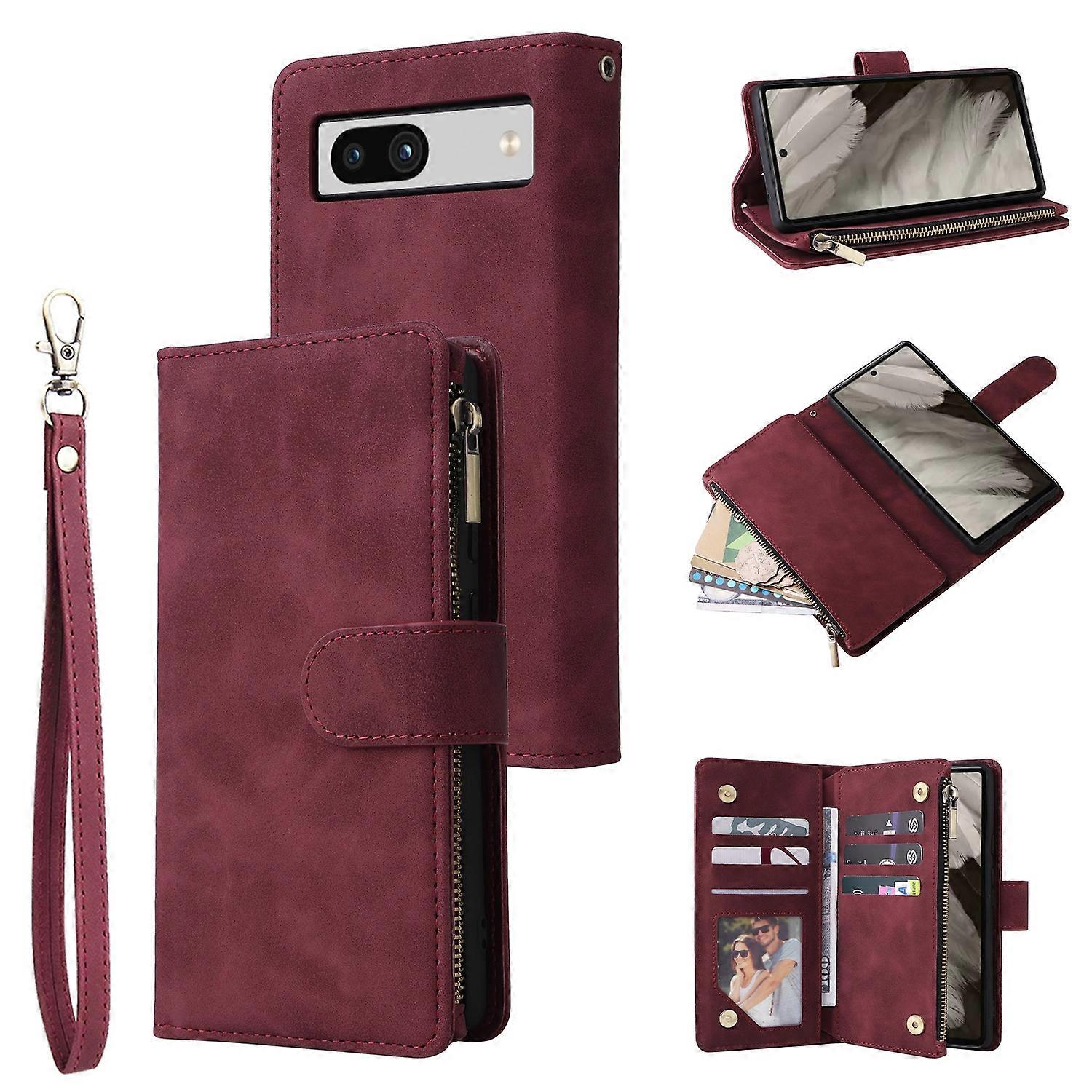 For Google Pixel 7A Multifunctional Multi-Card Wallet Phone Leather Case